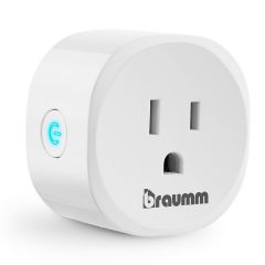 Smart WiFi Plug Outlet, Works with Alexa and Google Assistant Voice Control